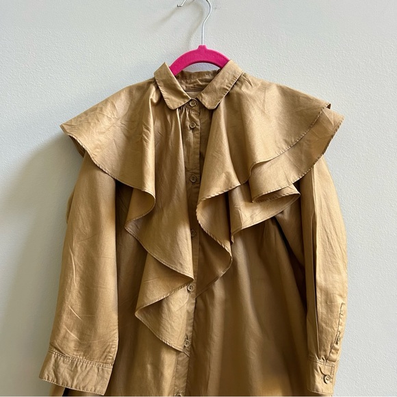 JNBY Girls’ Ruffle Shirt Dress, Size 120cm, 5-6 yrs - Picture 2 of 15